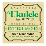 Ficha técnica e caractérísticas do produto Encordoamento para Ukulele Soprano D`Addario J65