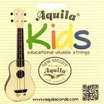 Encordoamento para Ukulele Soprano New Nylgut Kids Colorido AQ 138U KD - Aquila