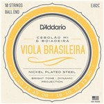 Ficha técnica e caractérísticas do produto Encordoamento para Viola Brasileira Daddario Ej82c Cebolão Mi e Boiadeira
