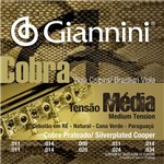 Ficha técnica e caractérísticas do produto Encordoamento para Viola Prata Média Cobra Gesvm - Giannini
