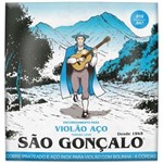 Ficha técnica e caractérísticas do produto Encordoamento para Violão .010 Aço Prata com Bolinha - São Goncalo