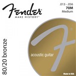 Ficha técnica e caractérísticas do produto Encordoamento para Violão Aço 0.013 70M Bronze Fender - Fender