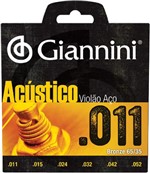 Ficha técnica e caractérísticas do produto Encordoamento para Violao Aço Acustico .011 Bronze - Gespw - Giannini