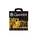 Ficha técnica e caractérísticas do produto Encordoamento para Violão Aço Fósforo Bronze COBRA .014/.059 - Giannini