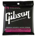 Ficha técnica e caractérísticas do produto Encordoamento para Violão Aço Gibson Masterbuilt Premium 011 BRS11