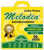 Ficha técnica e caractérísticas do produto Encordoamento para Violão Aço Melodia Prata Alemã Extra Flex