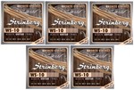 Ficha técnica e caractérísticas do produto Encordoamento para Violao de Aço 010 Strinberg Ws10 KIT com 5 Jogos