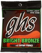 Ficha técnica e caractérísticas do produto Encordoamento para Violão de Aço GHS BB10U Ultralight Bronze - Ghs Strings