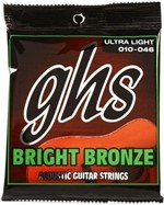 Ficha técnica e caractérísticas do produto Encordoamento para Violão de Aço GHS BB10U Ultralight Série Bright Bronze - Ghs Strings