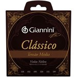Ficha técnica e caractérísticas do produto Encordoamento para Violão Genwpm Clássico Nylon Média Giannini