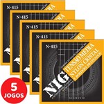 Ficha técnica e caractérísticas do produto Encordoamento para Violão Nylon (Clássico) Nig Tensão Média N415 - Kit com 5 Unidades