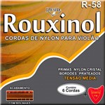 Ficha técnica e caractérísticas do produto Encordoamento para Violão Nylon com Bolinha R58 Rouxinol Nig
