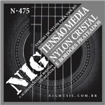 Ficha técnica e caractérísticas do produto Encordoamento para Violão Nylon com Bolinhas Tensão Média N-475 - NIG - NIG