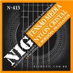 Ficha técnica e caractérísticas do produto Encordoamento para Violão Nylon Cristal Tensão Média N-415 - NIG - NIG