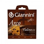 Ficha técnica e caractérísticas do produto Encordoamento para Violino Geavva Série Arco Aço Médio Giann