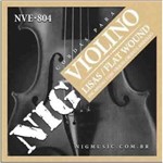 Ficha técnica e caractérísticas do produto Encordoamento para Violino Lisas Flat Nig Nve-804
