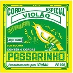 Ficha técnica e caractérísticas do produto Encordoamento Passarinho Violao Aco Ref:PE900