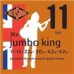 Ficha técnica e caractérísticas do produto Encordoamento Rotosound JK11 Jumbo King 011/052 para Violão - Deval