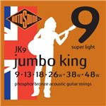 Ficha técnica e caractérísticas do produto Encordoamento Rotosound JK9 Jumbo King 009/048 para Violão - Deval