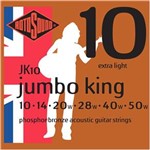 Ficha técnica e caractérísticas do produto Encordoamento Rotosound para Violão Jumbo King Jk10 010