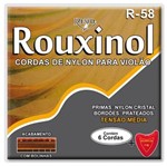 Ficha técnica e caractérísticas do produto Encordoamento Rouxinol R58 para Violão Nylon Tensão Média