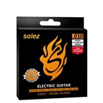 Ficha técnica e caractérísticas do produto Encordoamento Solez Guitarra Cordas 010 Slg10