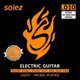 Ficha técnica e caractérísticas do produto Encordoamento Solez P/ Guitarra SLG10 0.10/0.46 - EC0344 - Solez Strings
