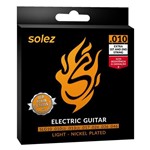 Ficha técnica e caractérísticas do produto Encordoamento P/ Guitarra -- Tensão Média -- 010 -- SOLEZ - SLG10 -- 1 e 2 Cordas Extras