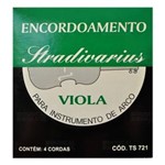 Ficha técnica e caractérísticas do produto Encordoamento Stradivarius Viola de Arco TS721 Torelli