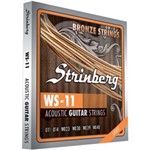 Ficha técnica e caractérísticas do produto Encordoamento Strinberg WS11 para Violão Aço Extra Light