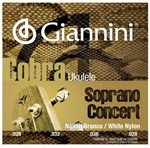 Ficha técnica e caractérísticas do produto Encordoamento Ukulele Giannini Cobra Soprano Concert Nylon