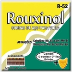 Ficha técnica e caractérísticas do produto Encordoamento Viola 10 Cordas R52 Rouxinol + Palheta