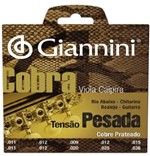 Ficha técnica e caractérísticas do produto Encordoamento Viola Aço GESVP Pesada Giannini