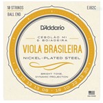 Ficha técnica e caractérísticas do produto Encordoamento Viola Brasileira Daddario Cebolão Mi Ej82c - Daddario