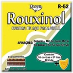 Ficha técnica e caractérísticas do produto Encordoamento Viola Caipira Cebolão Mi Rouxinol R52