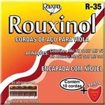 Ficha técnica e caractérísticas do produto Encordoamento Viola Caipira Cebolão Mi Rouxinol R35
