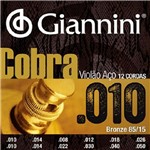 Ficha técnica e caractérísticas do produto Encordoamento Violão 12 Cordas Aço Cobra Giannini