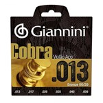 Ficha técnica e caractérísticas do produto Encordoamento Violao Aco 013-056 Ca82m Giannini