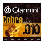 Ficha técnica e caractérísticas do produto Encordoamento Violão Aço .010 Bronze 85/15 Giannini Cobra GEEFLE