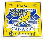 Ficha técnica e caractérísticas do produto Encordoamento Violão Aço com Bolinha Canário 0.11 - Giannini