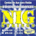 Ficha técnica e caractérísticas do produto Encordoamento Violão Aço NIG NPB520 .011/.050 Fósforo Bronze
