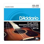 Ficha técnica e caractérísticas do produto Encordoamento Violão D'Addario 0,12 EFT16