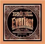 Ficha técnica e caractérísticas do produto Encordoamento Violao Ernie Ball Everlast Phosphor Bronze X-light