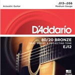 Ficha técnica e caractérísticas do produto Encordoamento Violão Medium 80/20 Bronze 013 EJ-12 - DAddario - D Addario