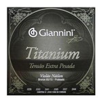 Ficha técnica e caractérísticas do produto Encordoamento Violão Náilon Tensão Extra Pesada Titanium Giannini GENWXTA