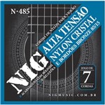 Encordoamento Violão Nylon 7 Cordas NIG N485 Alta Tensão - Bronze 85/15 com Bolinha