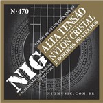Ficha técnica e caractérísticas do produto Encordoamento Violão Nylon com Bolinha Tensão Alta Bordões Prateados Nig N-470 - Rouxinol