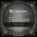 Ficha técnica e caractérísticas do produto Encordoamento Violão Nylon Giannini Tensão Média Titanium