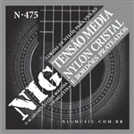 Ficha técnica e caractérísticas do produto Encordoamento Violão Nylon Média NIG Cristal N475