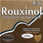 Ficha técnica e caractérísticas do produto Encordoamento Violão Nylon Média Rouxinol R56